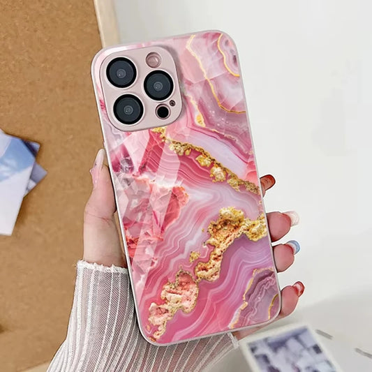Marble Pattern Phone Case For iPhone
