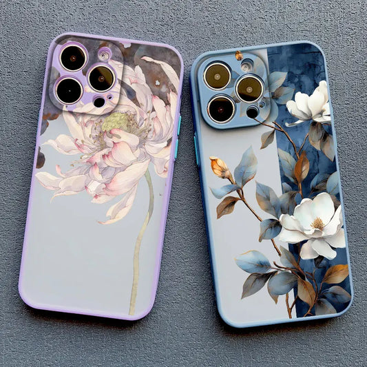 Vintage Flower Phone Case For iPhone
