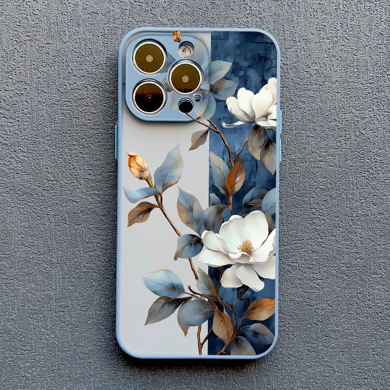 Vintage Flower Phone Case For iPhone