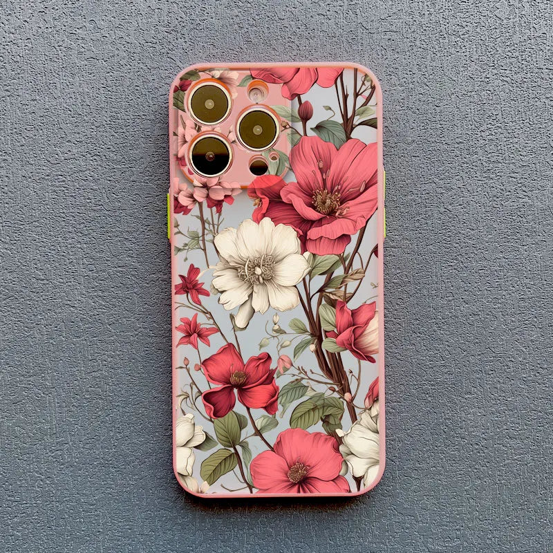 Vintage Flower Phone Case For iPhone
