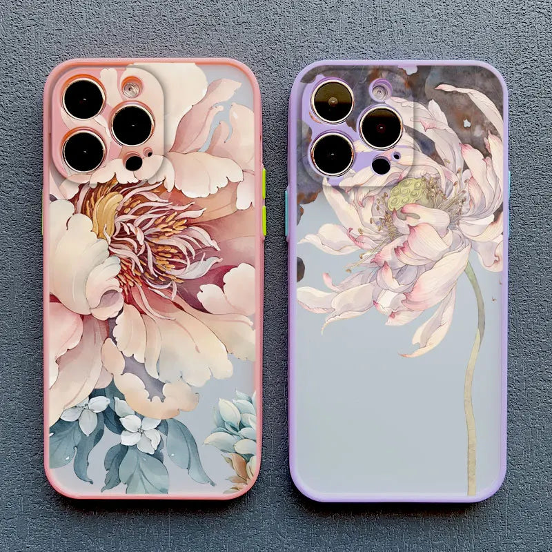 Vintage Flower Phone Case For iPhone