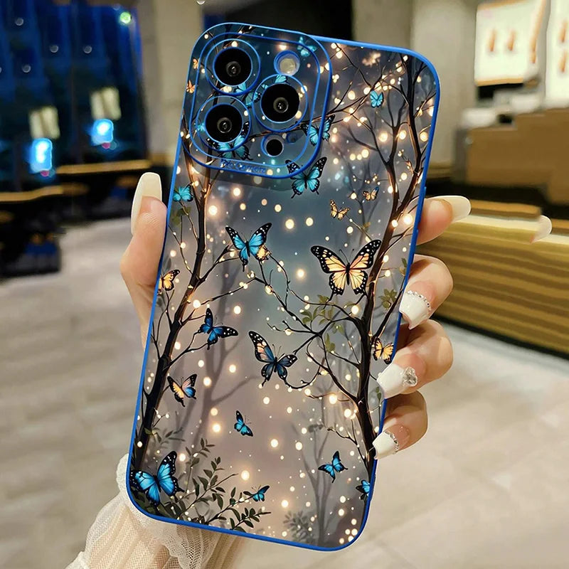Dreamy Fantasy Butterfly Pattern Phone Case for iPhone
