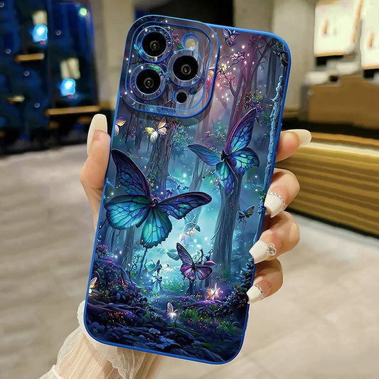 Dreamy Fantasy Butterfly Pattern Phone Case for iPhone