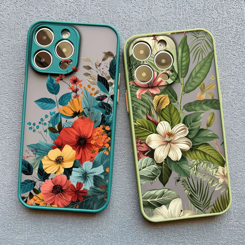 Vintage Flower Phone Case For iPhone