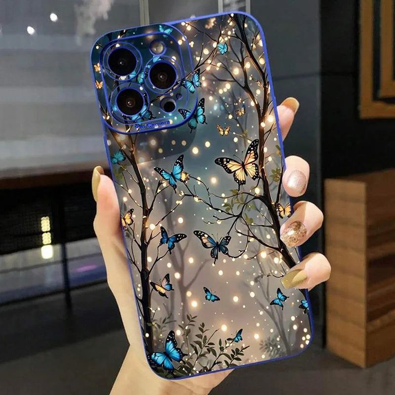 Dreamy Fantasy Butterfly Pattern Phone Case for iPhone