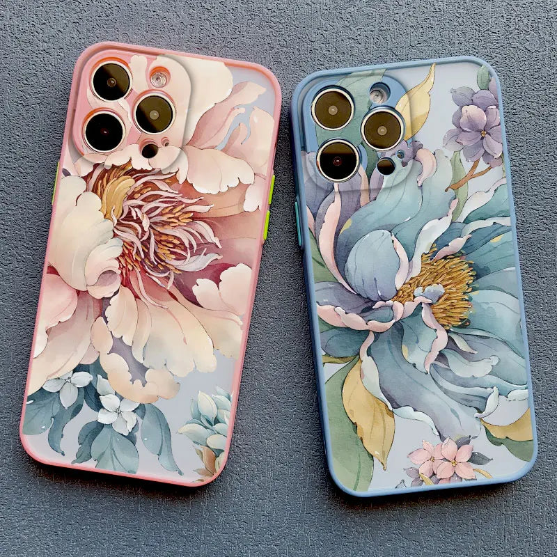 Vintage Flower Phone Case For iPhone