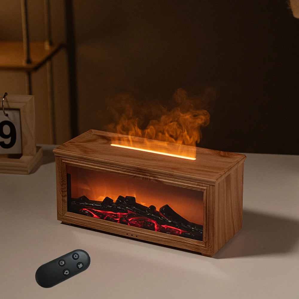 Fireplace Flame Effect Essential Oil Diffuser