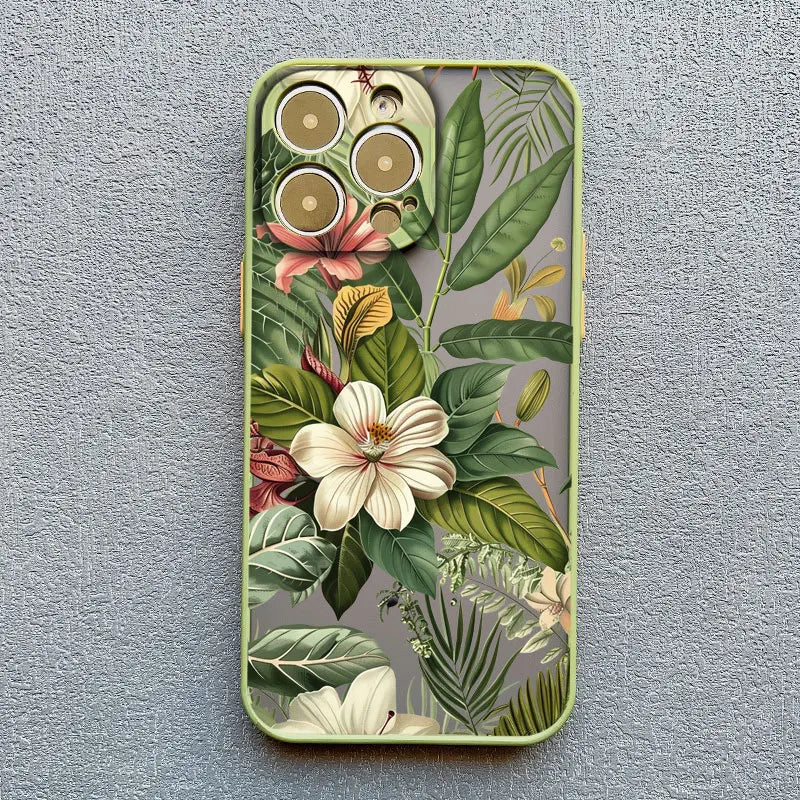 Vintage Flower Phone Case For iPhone