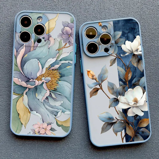 Vintage Flower Phone Case For iPhone