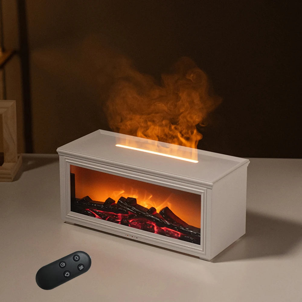 Fireplace Flame Effect Essential Oil Diffuser