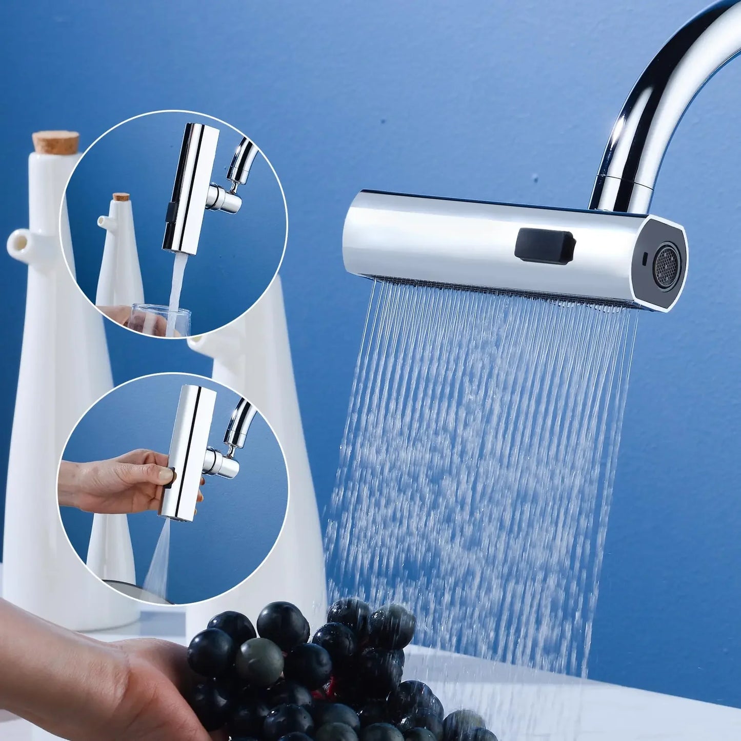 3 in 1 Waterfall Faucet Adapter