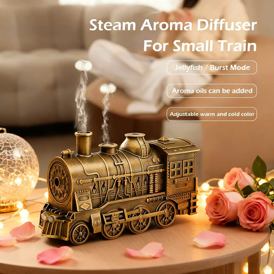 Train-Shaped Aroma Diffuser with Ambient Lights