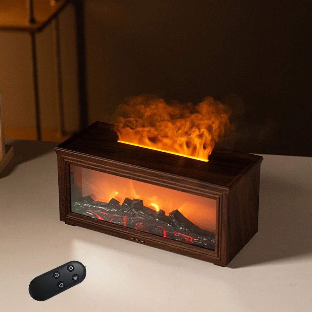 Fireplace Flame Effect Essential Oil Diffuser