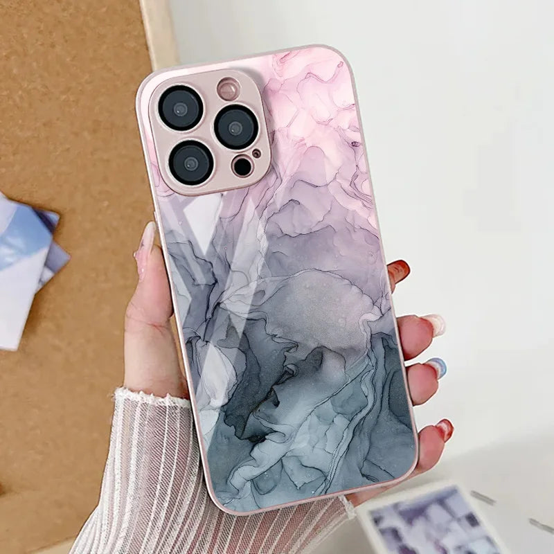Marble Pattern Phone Case For iPhone