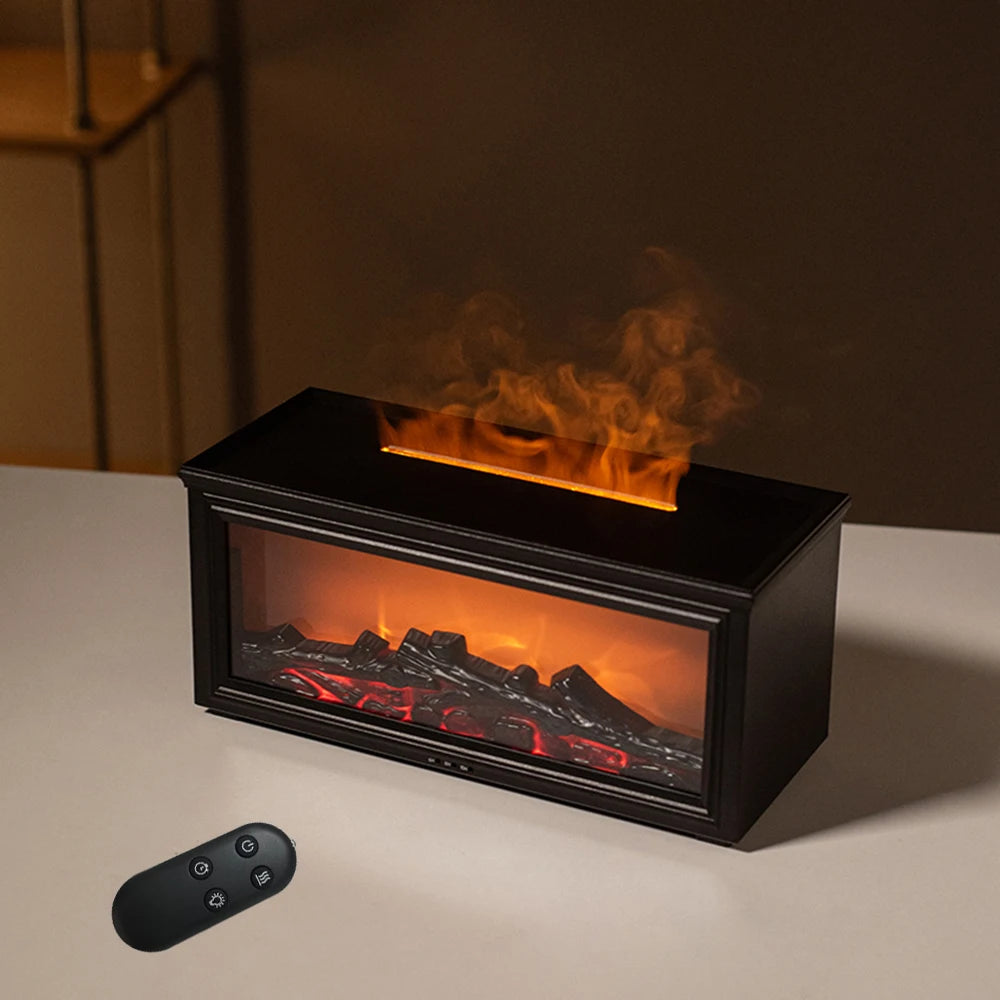 Fireplace Flame Effect Essential Oil Diffuser