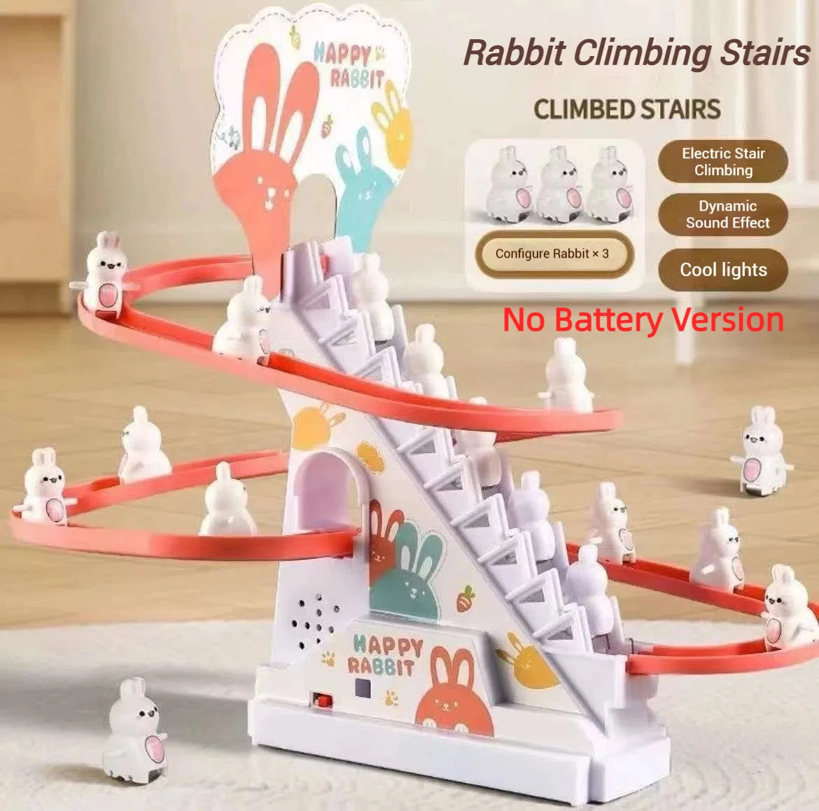 Small Duck/Rabbit/Penguin Climbing Stair Toy