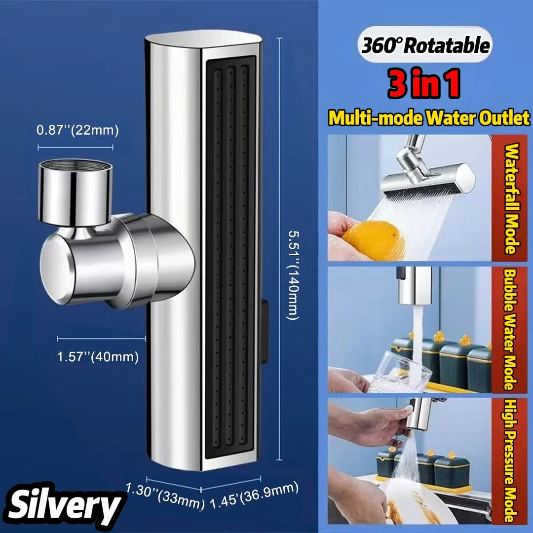 3 in 1 Waterfall Faucet Adapter