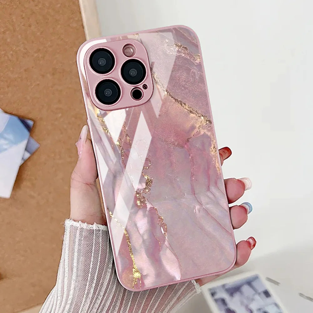 Marble Pattern Phone Case For iPhone