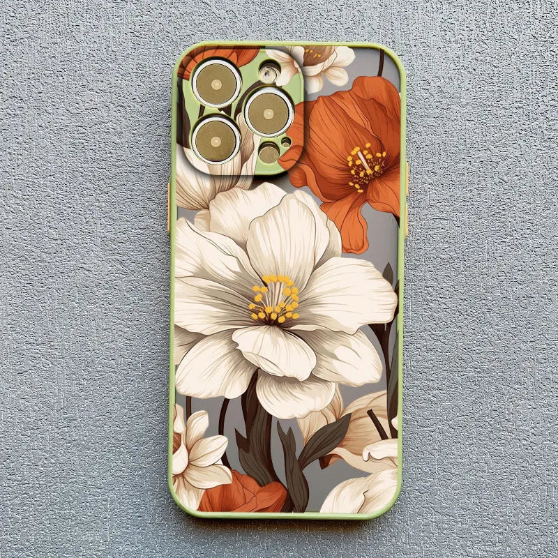 Vintage Flower Phone Case For iPhone
