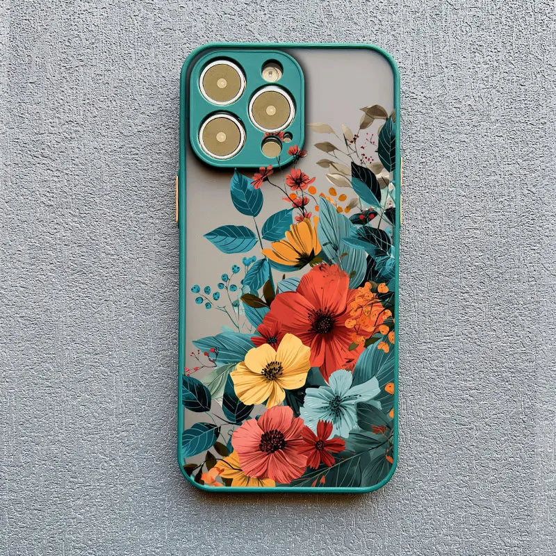 Vintage Flower Phone Case For iPhone