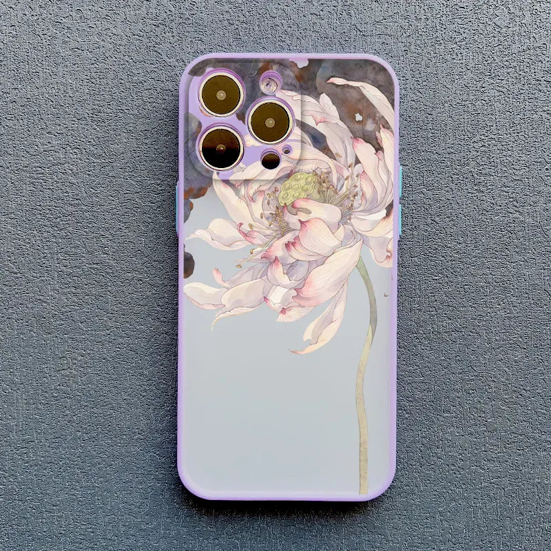 Vintage Flower Phone Case For iPhone